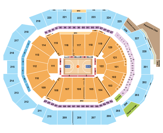 Fiserv Forum NCAA Seating Chart